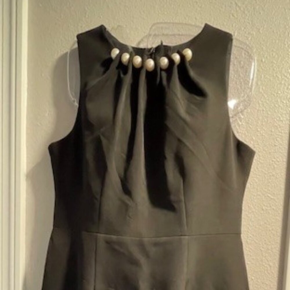 Harper Rose Black Sheath Sleeveless Dress Sz 10